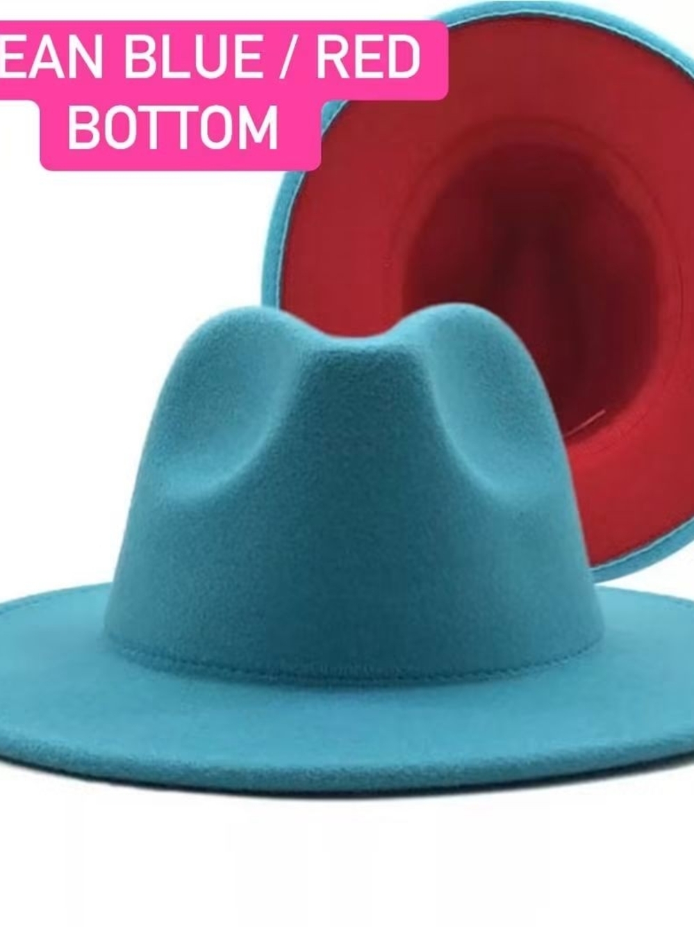 FEDORA Two-Tone Hat